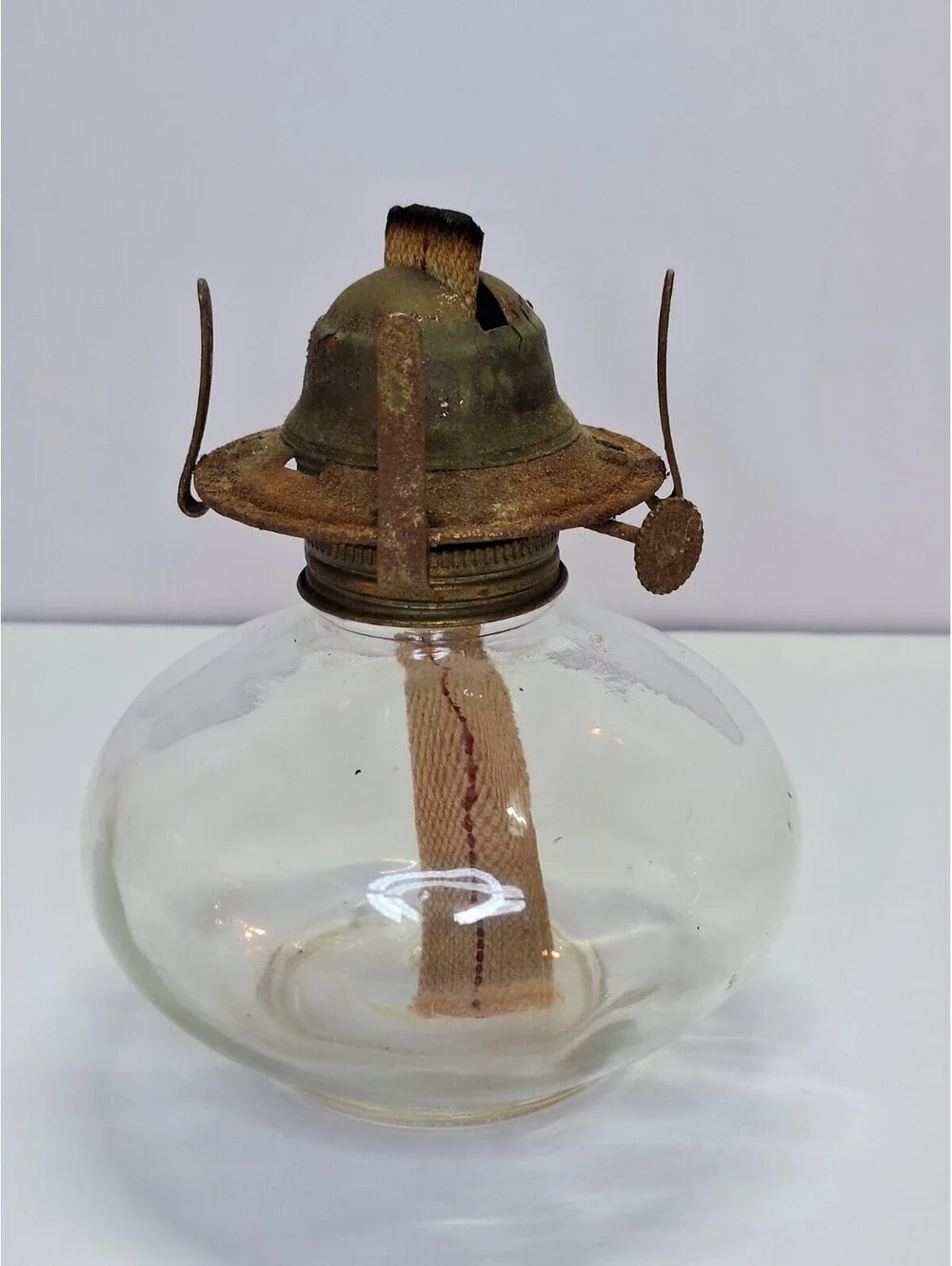Antique clear glass